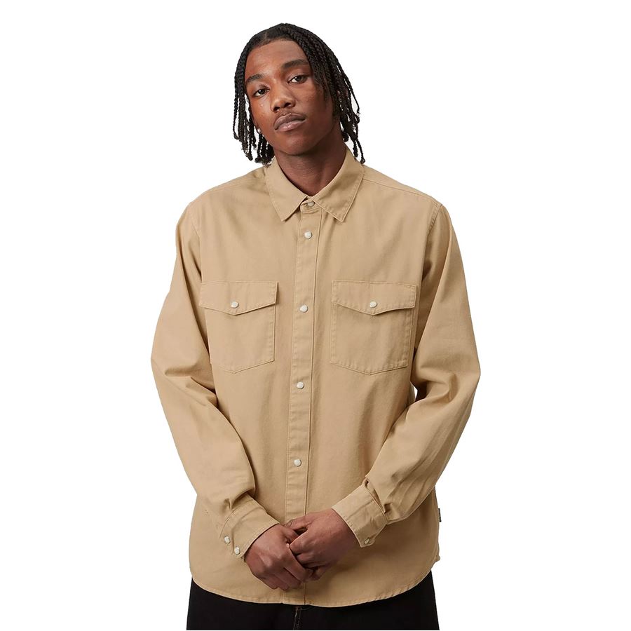 L/S Santa Fe Shirt camicia da uomo Carhartt WIP | I03438407EGD